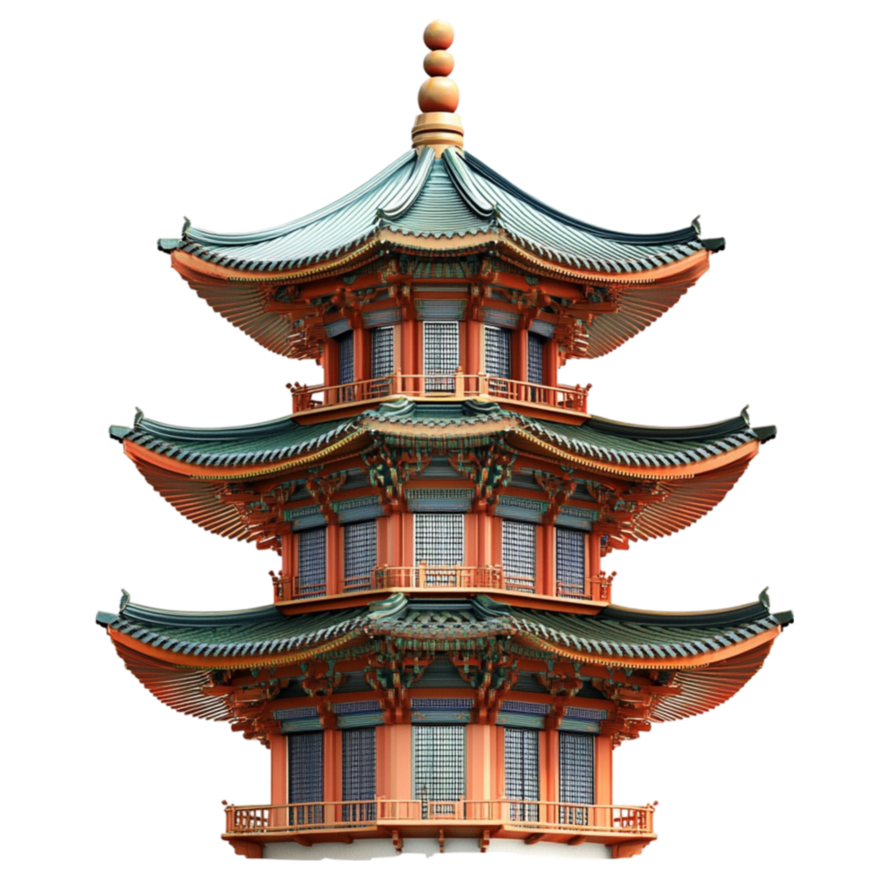 chinese pagoda transparent background png