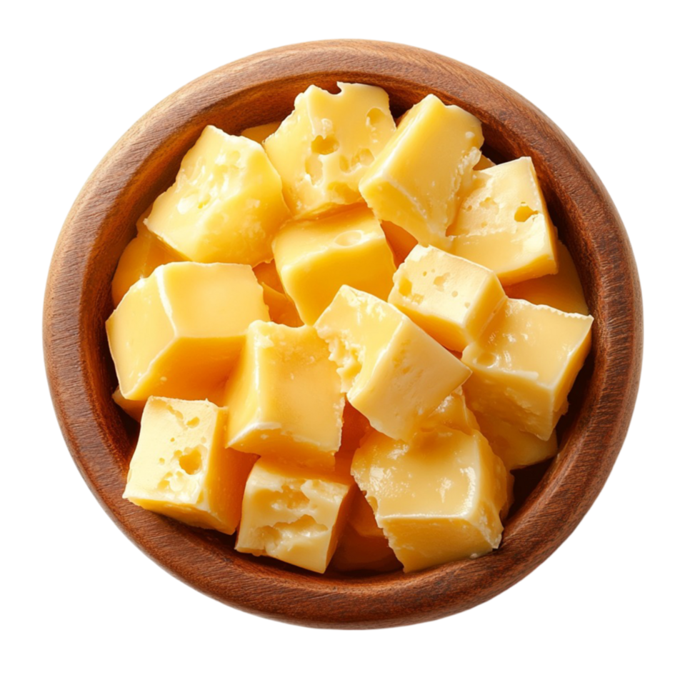 cheese in a bowl on transparent background png