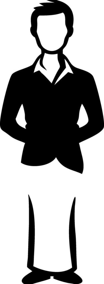 Business Professional Silhouette for Branding Design and Illustrations vector