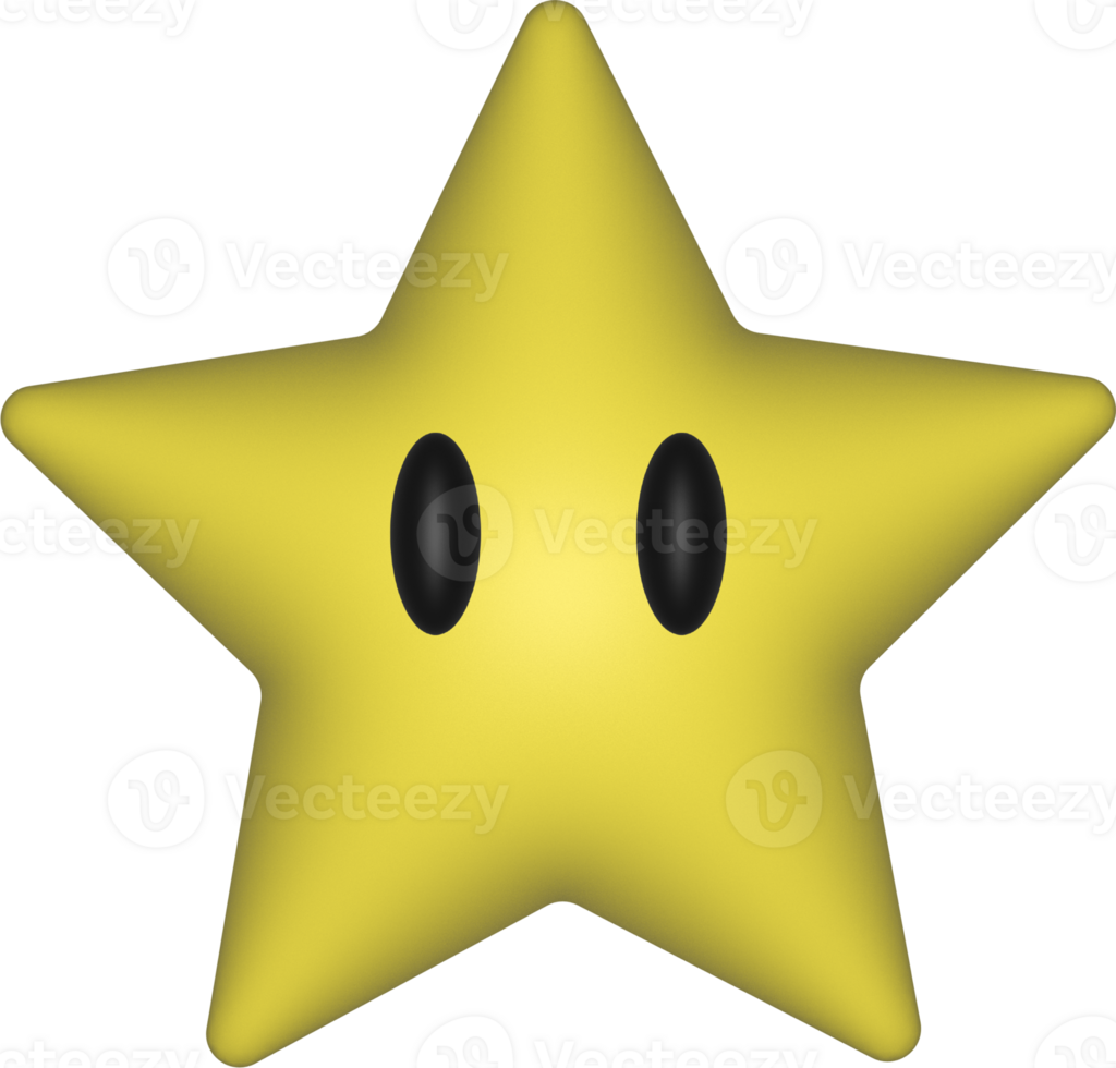 lovely 3d star png