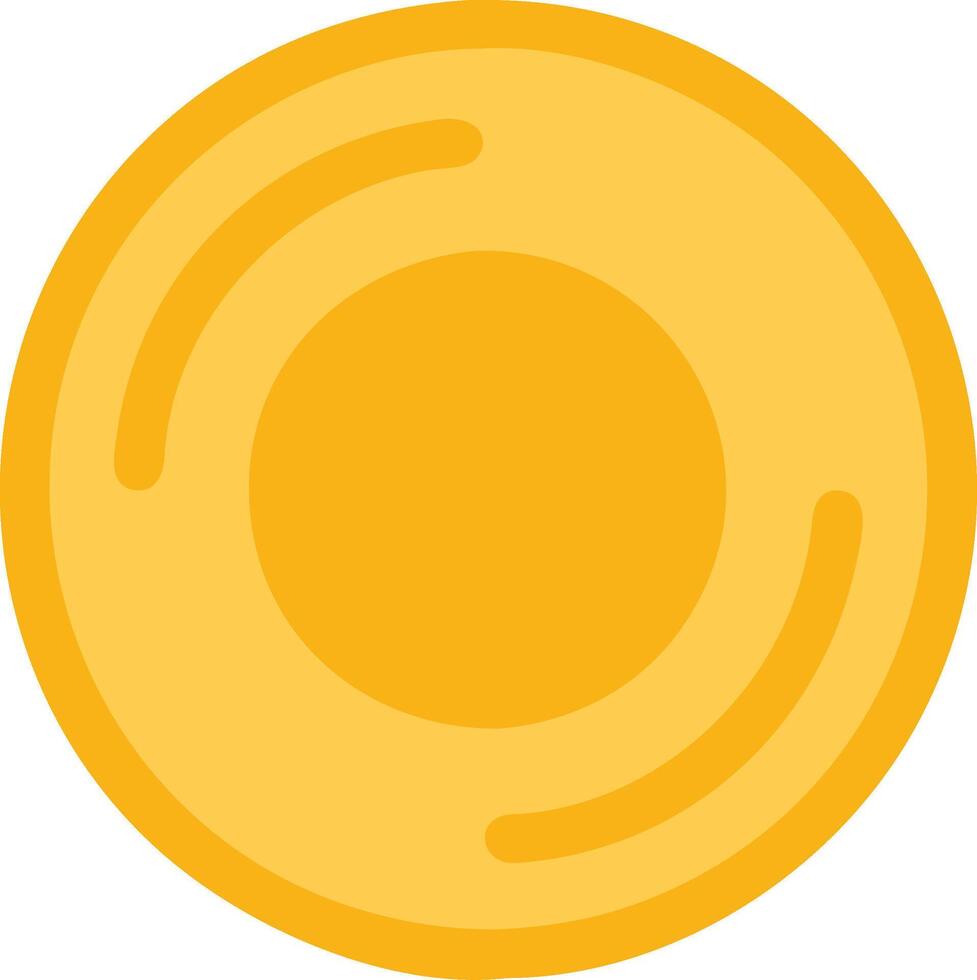 Bright Yellow Abstract Circle Art for Modern Design Projects vector