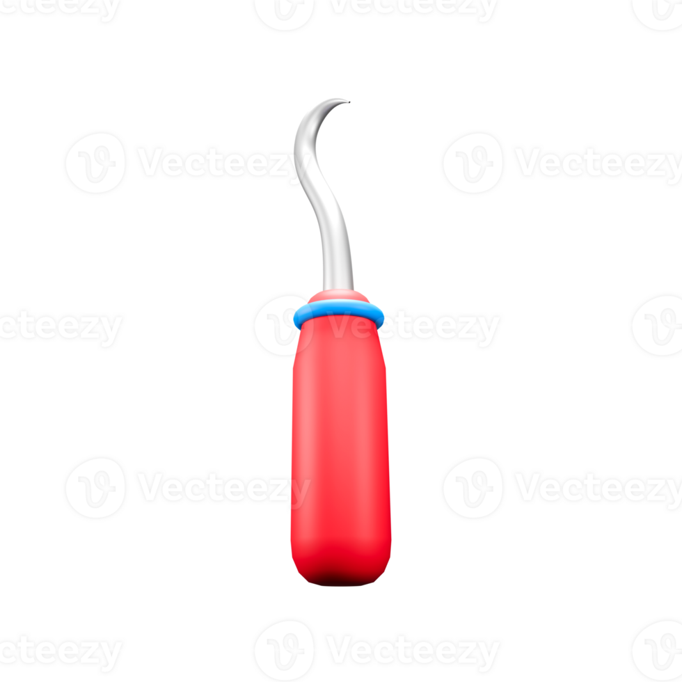 3d rendering illustration of probe for dentistry png