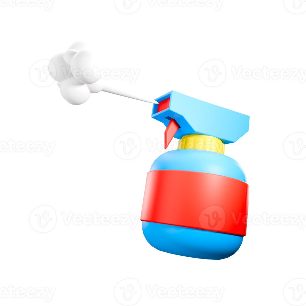 a 3d icon render spray for ironing png
