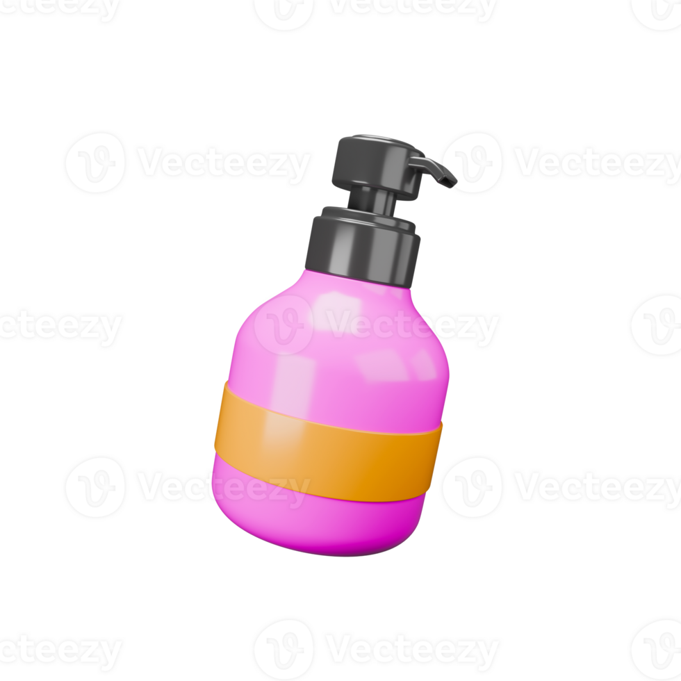 a 3D icon render skincare png