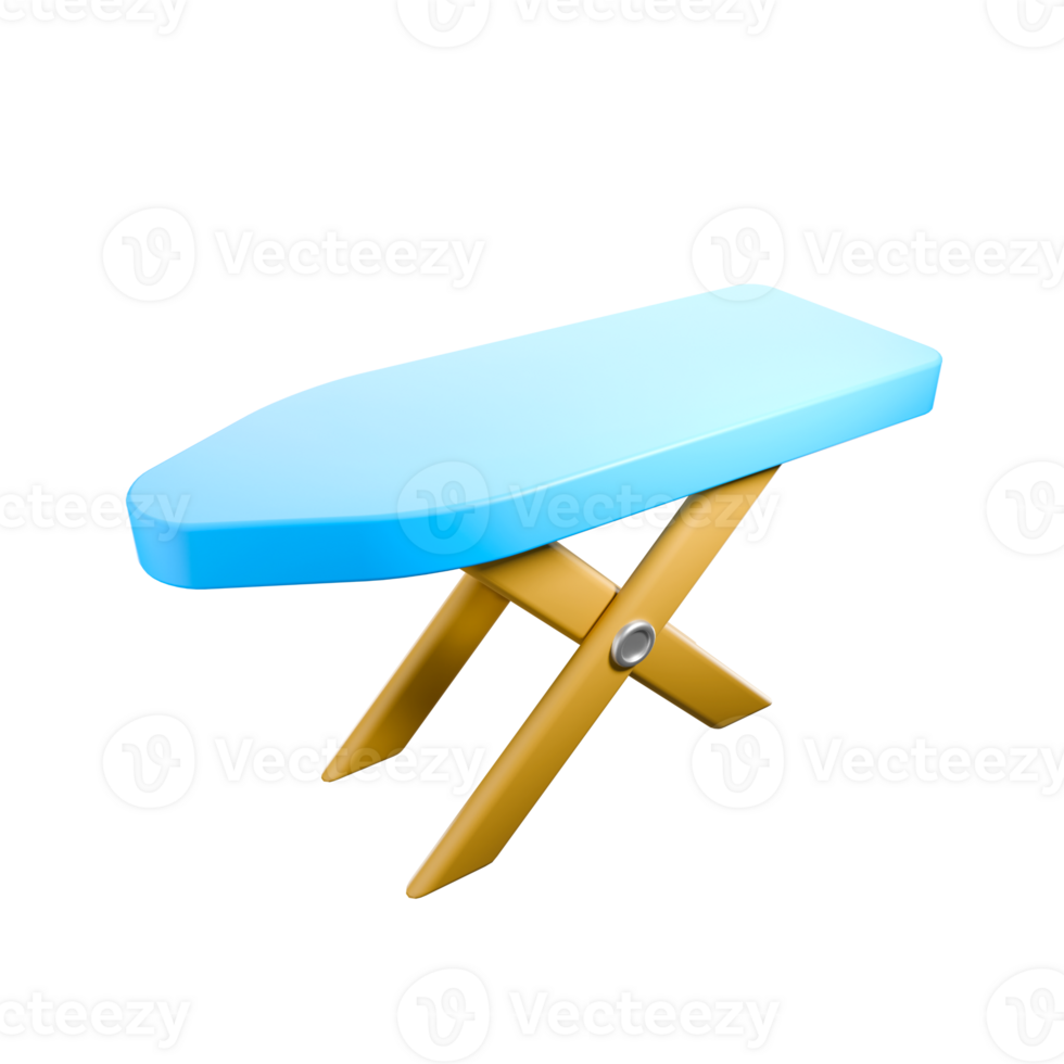 a 3D rendered illustration of ironing table png
