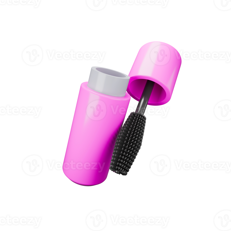 a 3D icon render mascara png