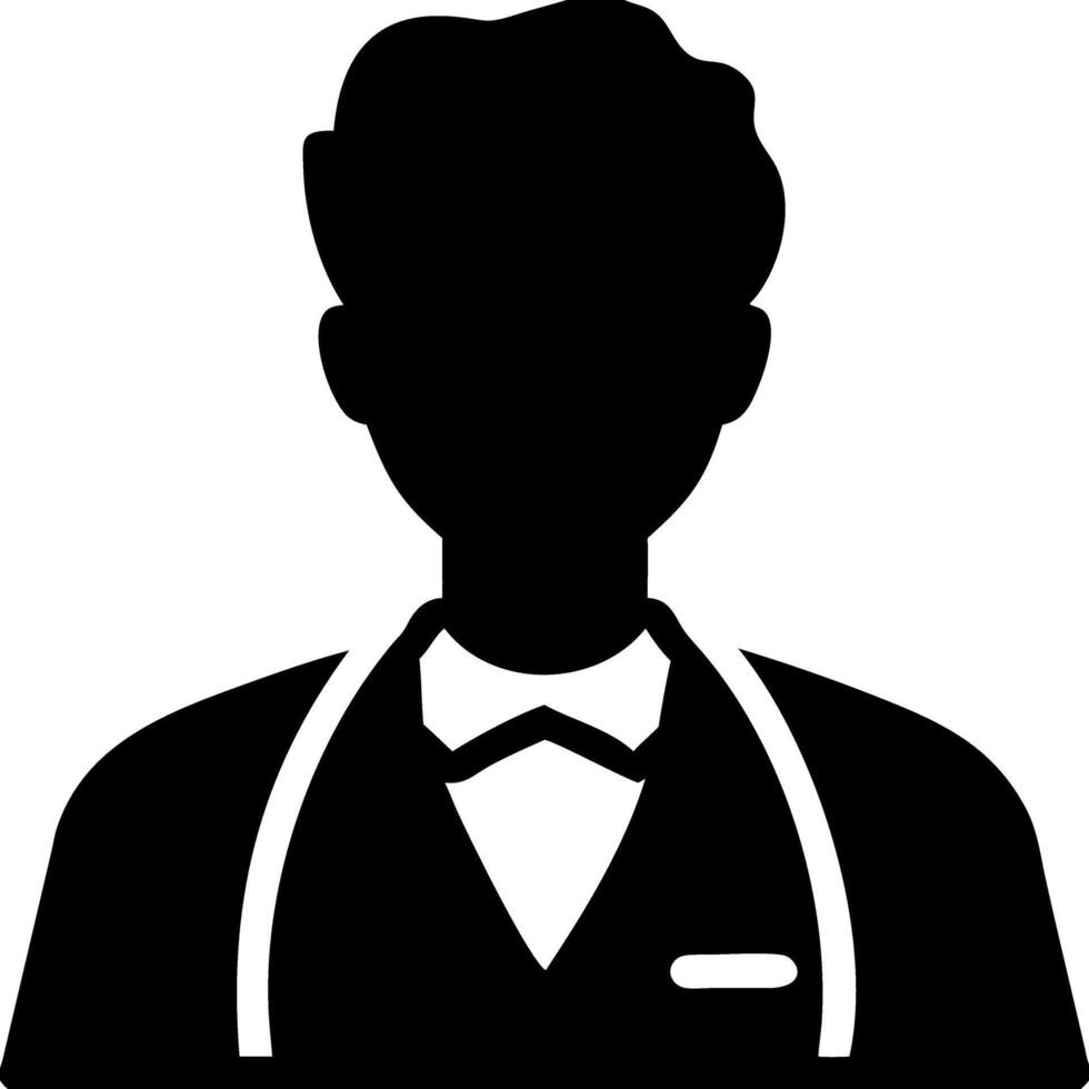 Doctor Silhouette Medical Professional Avatar vector