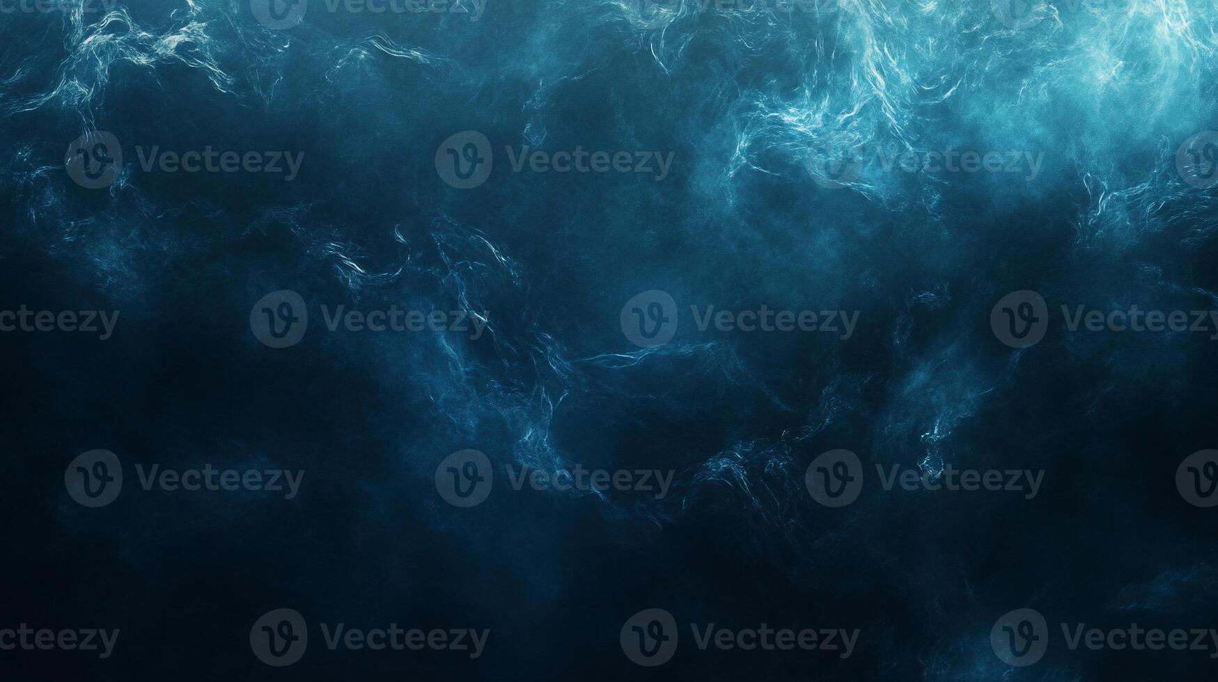 Abstract dark blue swirling smoke, cloud, or nebula texture background. photo