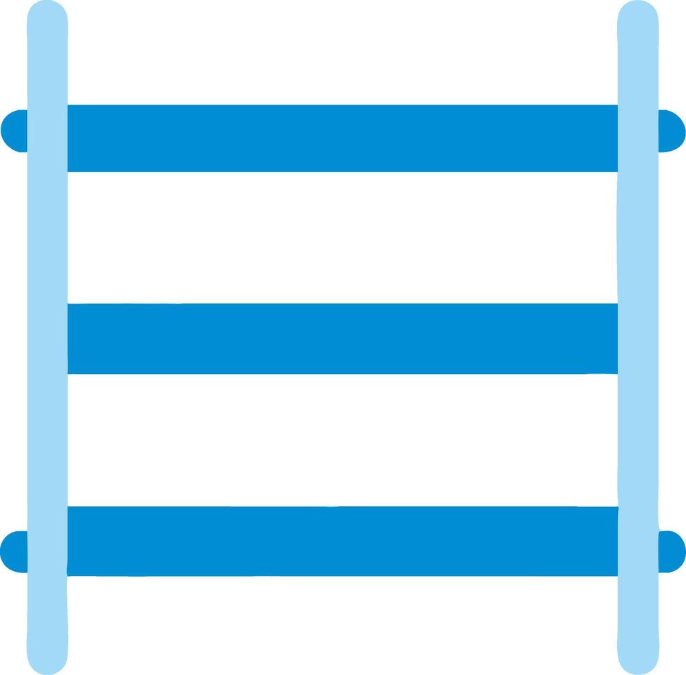 Illustration Blue Ladder Symbol for Safety and Construction Design vector