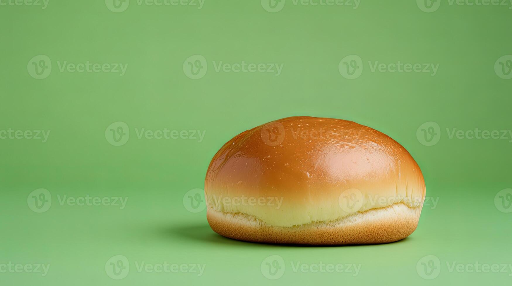 Scrumptious Round Burger Bun Ready for a Delicious Meal photo