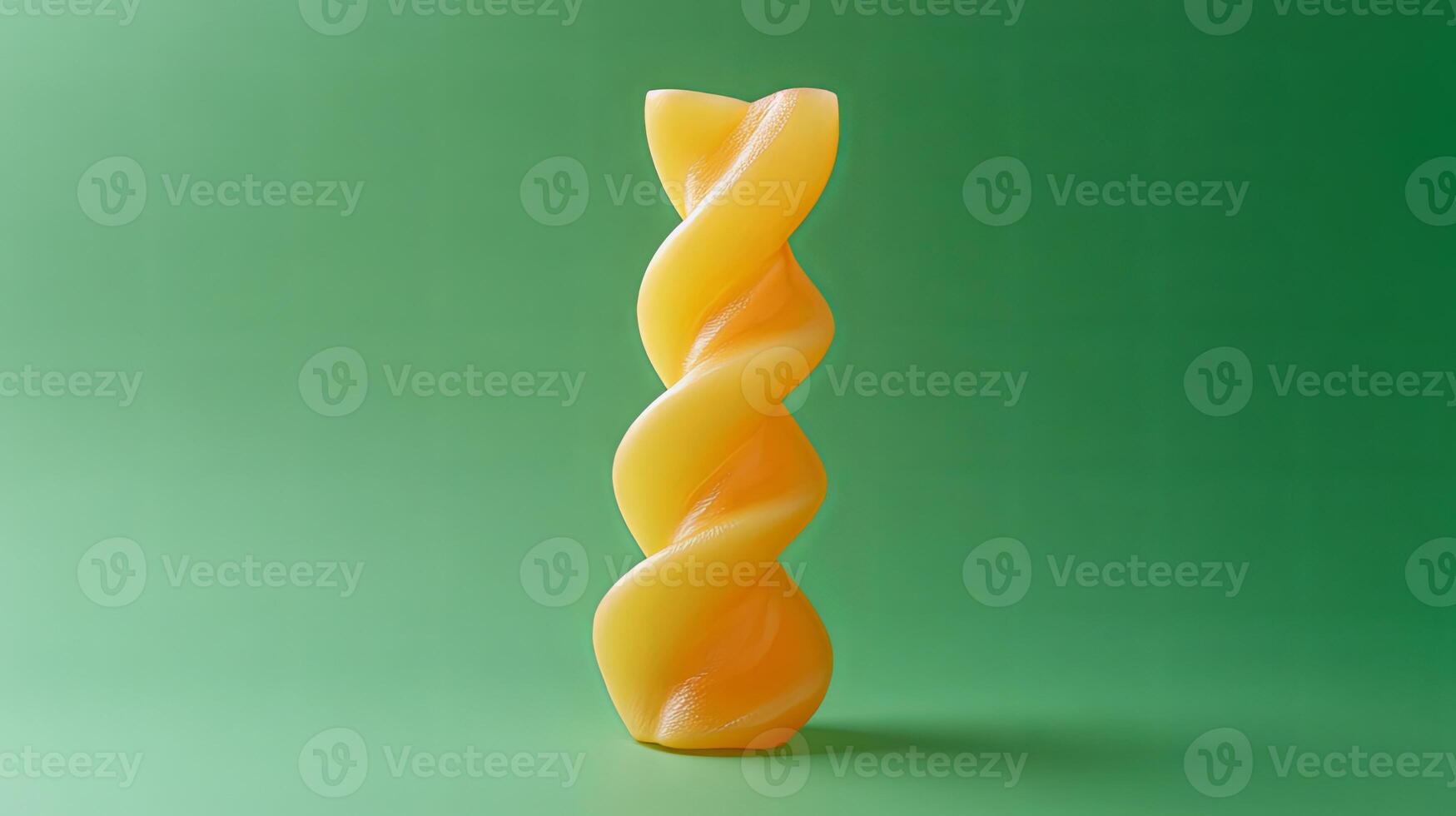 Whimsical Spiral Pasta Design A Vibrant Food Art Piece photo