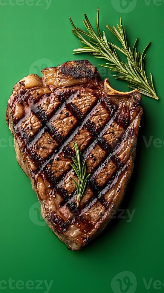 Grilled Steak with Rosemary - A Culinary Masterpiece photo