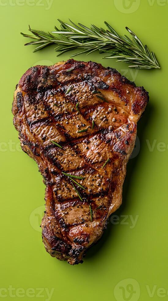 Grilled Steak with Rosemary - A Culinary Delight photo