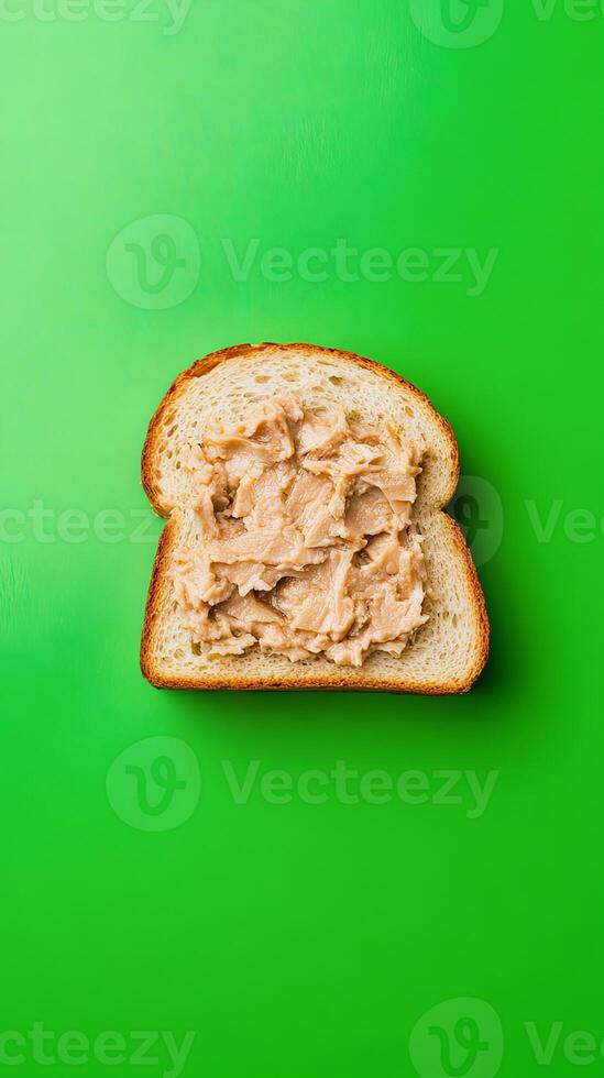 Simple Delicious Bread Slice with Spread photo