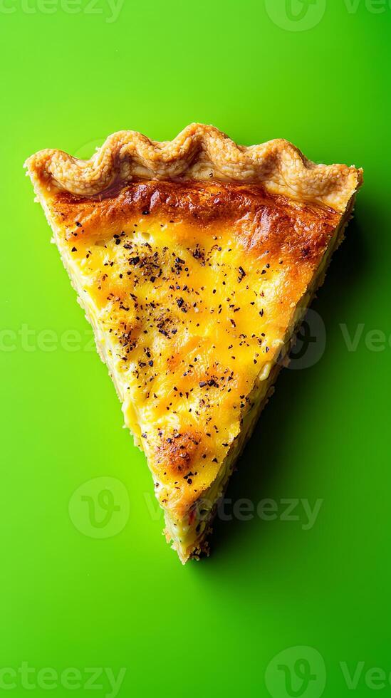 Scrumptious Quiche Slice - A Flavorful Culinary Delight photo