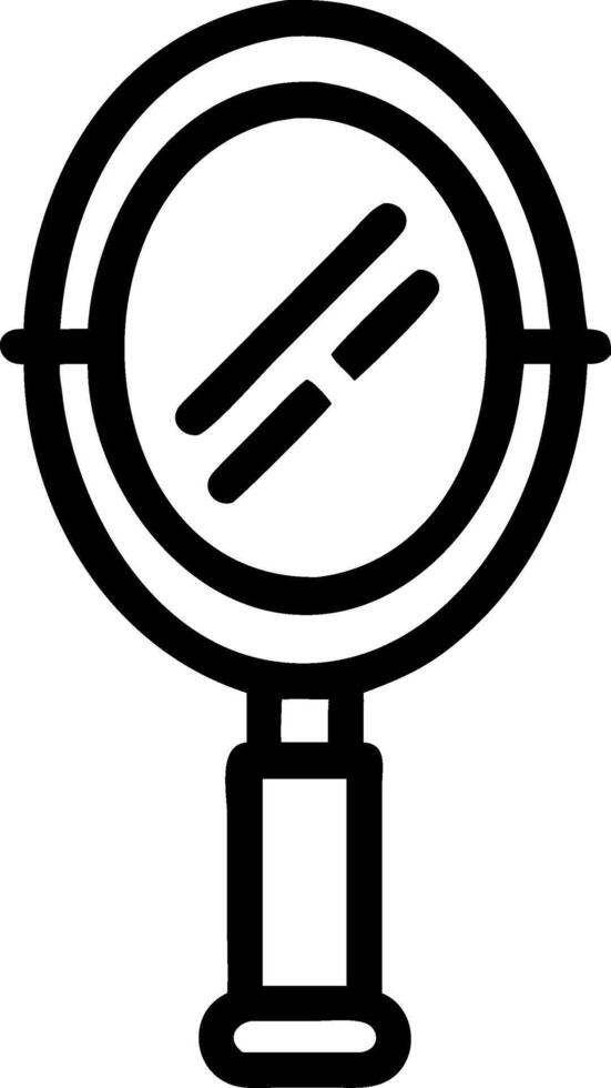 Handheld Mirror for Beauty and Fashion Design vector