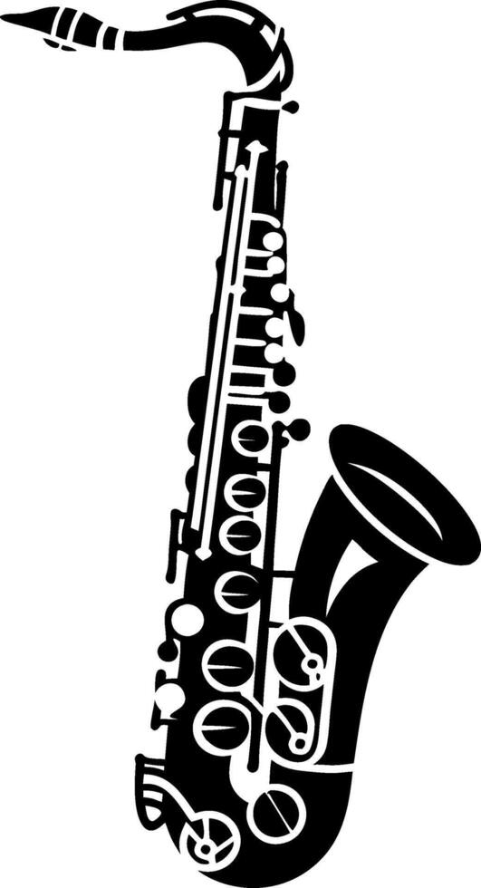 Vintage Saxophone Illustration for Music Lovers and Jazz Art Projects vector