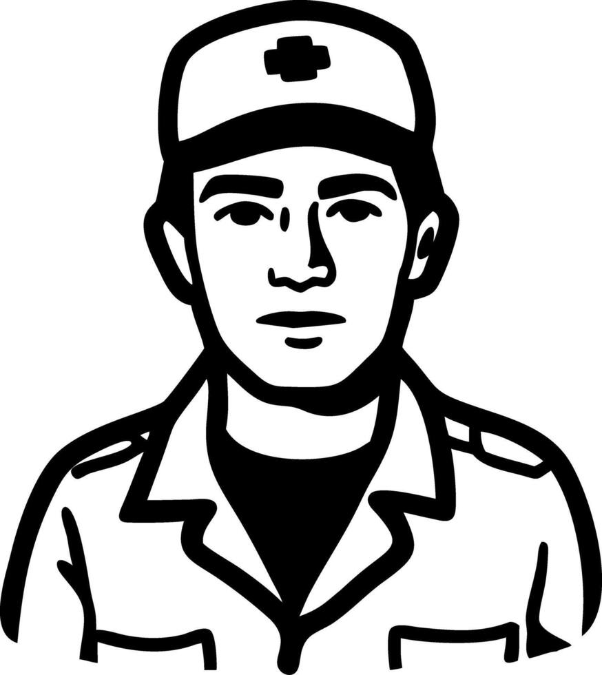 Medical Professional Illustration Ideal for Health and Safety Designs vector
