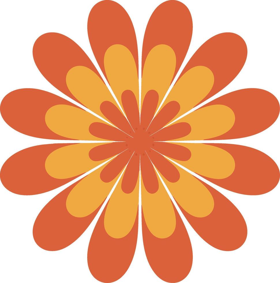 Colorful Abstract Floral Mandala for Decorative Art and Design Projects vector
