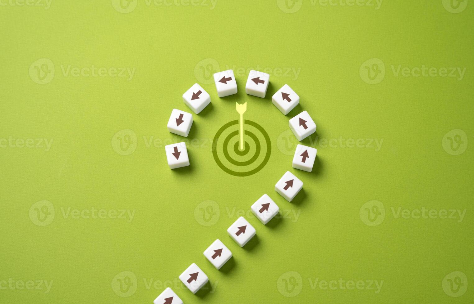 Reach the goal. Find the best way to achieve your goal. Advertising, marketing and targeting. Finish the job and achieve success. Achieve high productivity and efficiency. photo