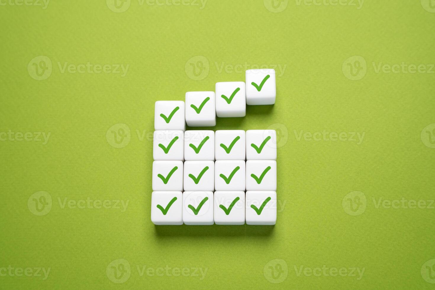 Complete tasks correctly. Get a high score. Do all the work. Fulfill all conditions. Legal and transparent business. Project management or goal-setting. Fact check. photo