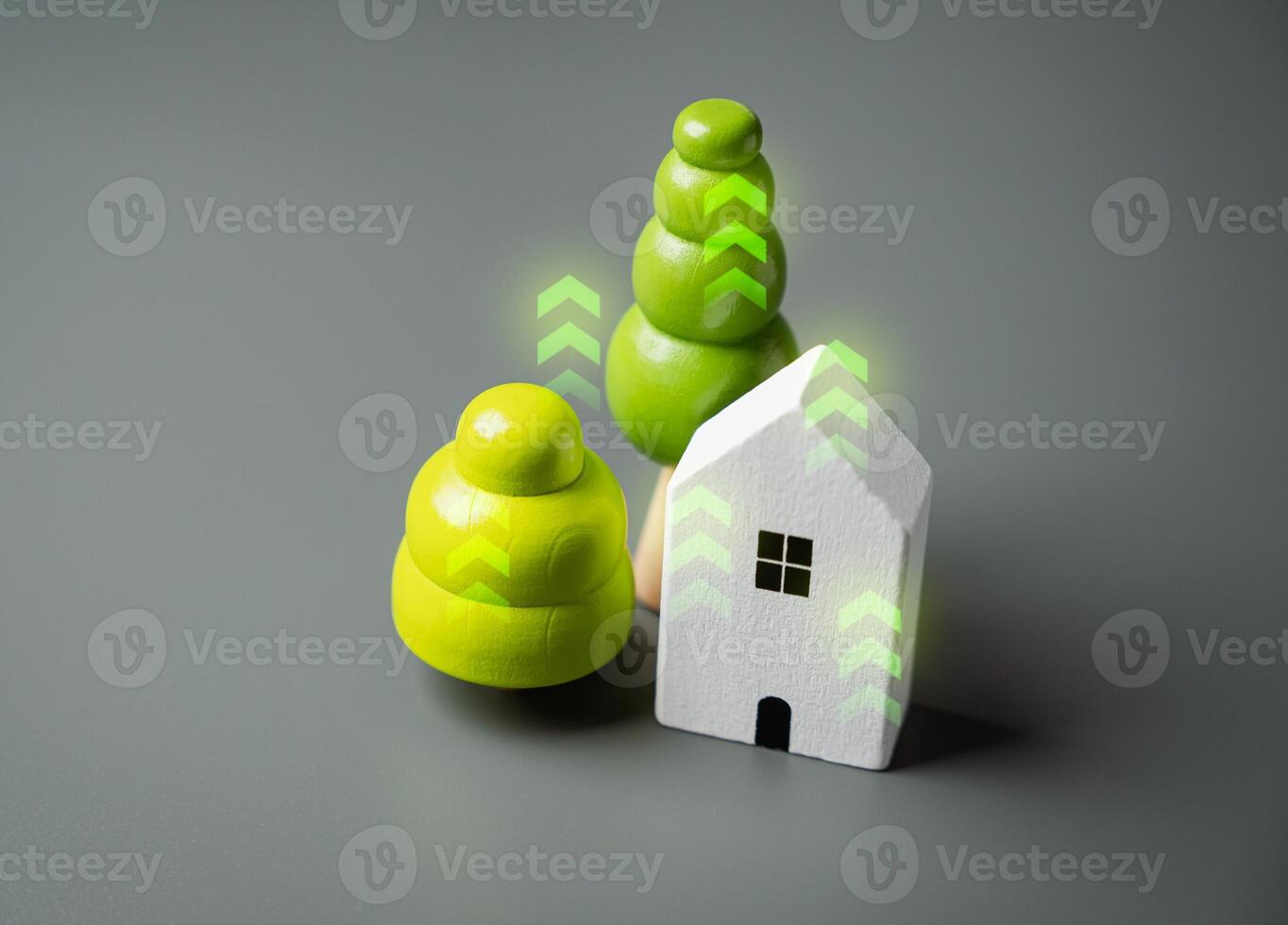 Home upgrade and improvement. Energy efficiency, eco safety. House flipping. Increase the resale property value. Rising real estate prices on the market. photo