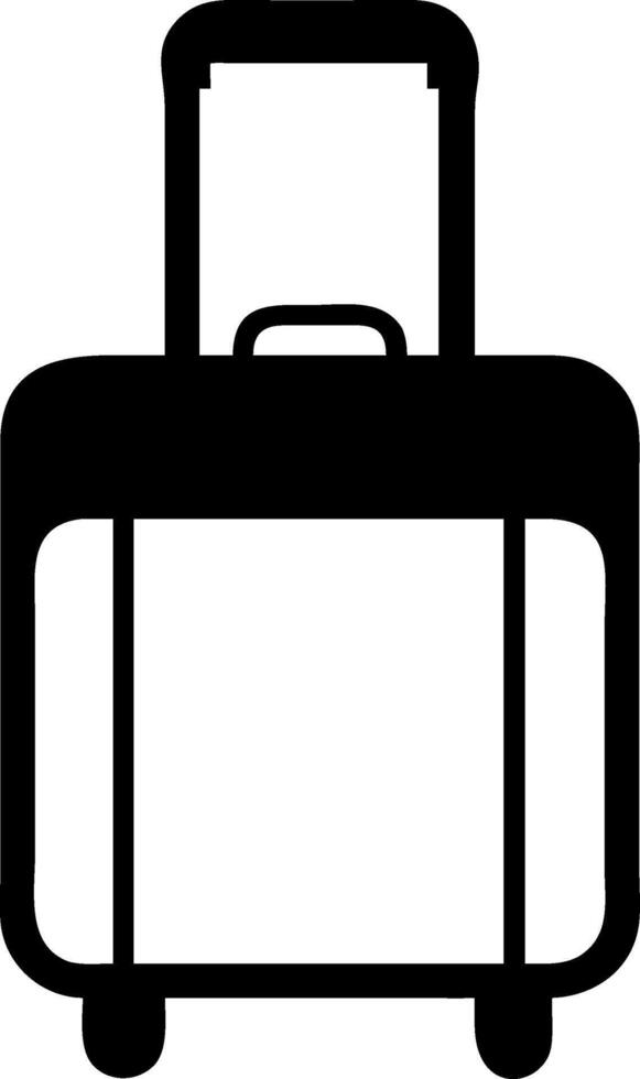Illustration of a Modern Rolling Suitcase for Travel Design and Branding vector