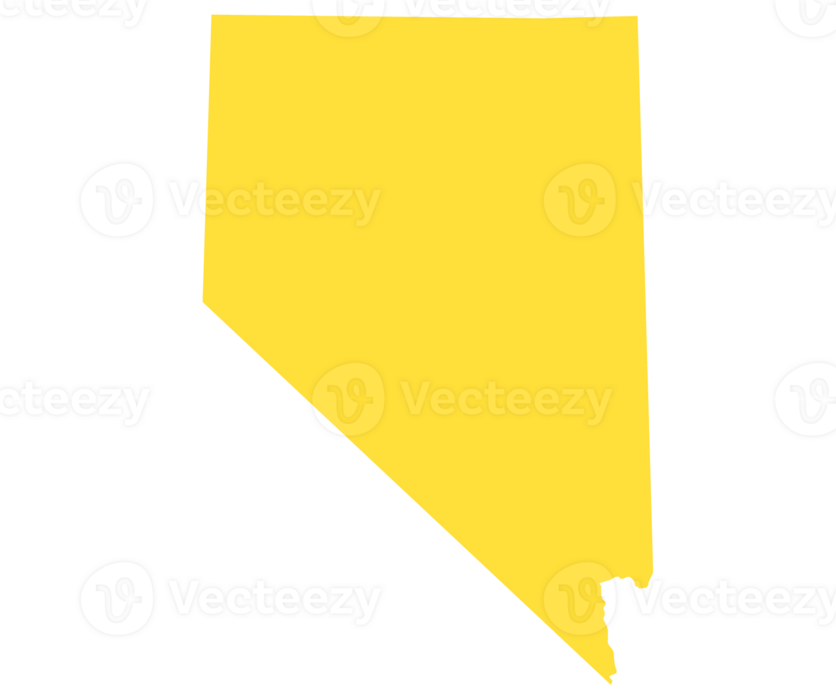 Nevada yellow Hard map png