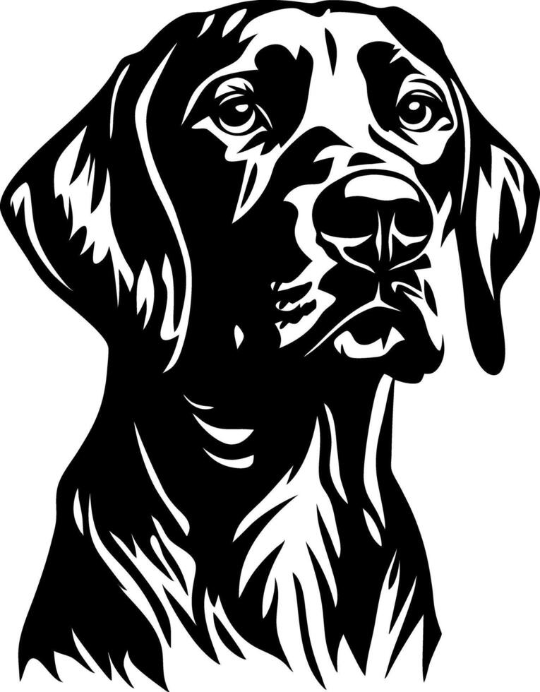 Bold Black Dog Art for Tattoos and Design Projects vector