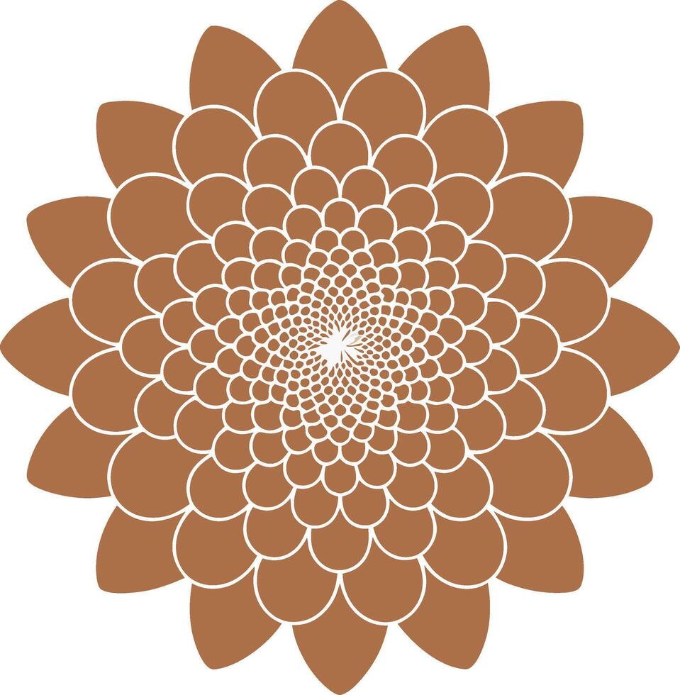 Geometric Mandala Art for Meditation and Relaxation Design vector