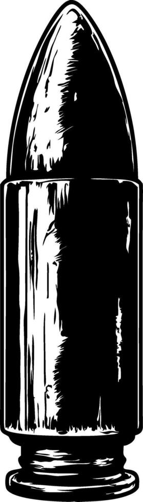 Bullet Illustration for Tattoo Design and Graphic Art Projects vector