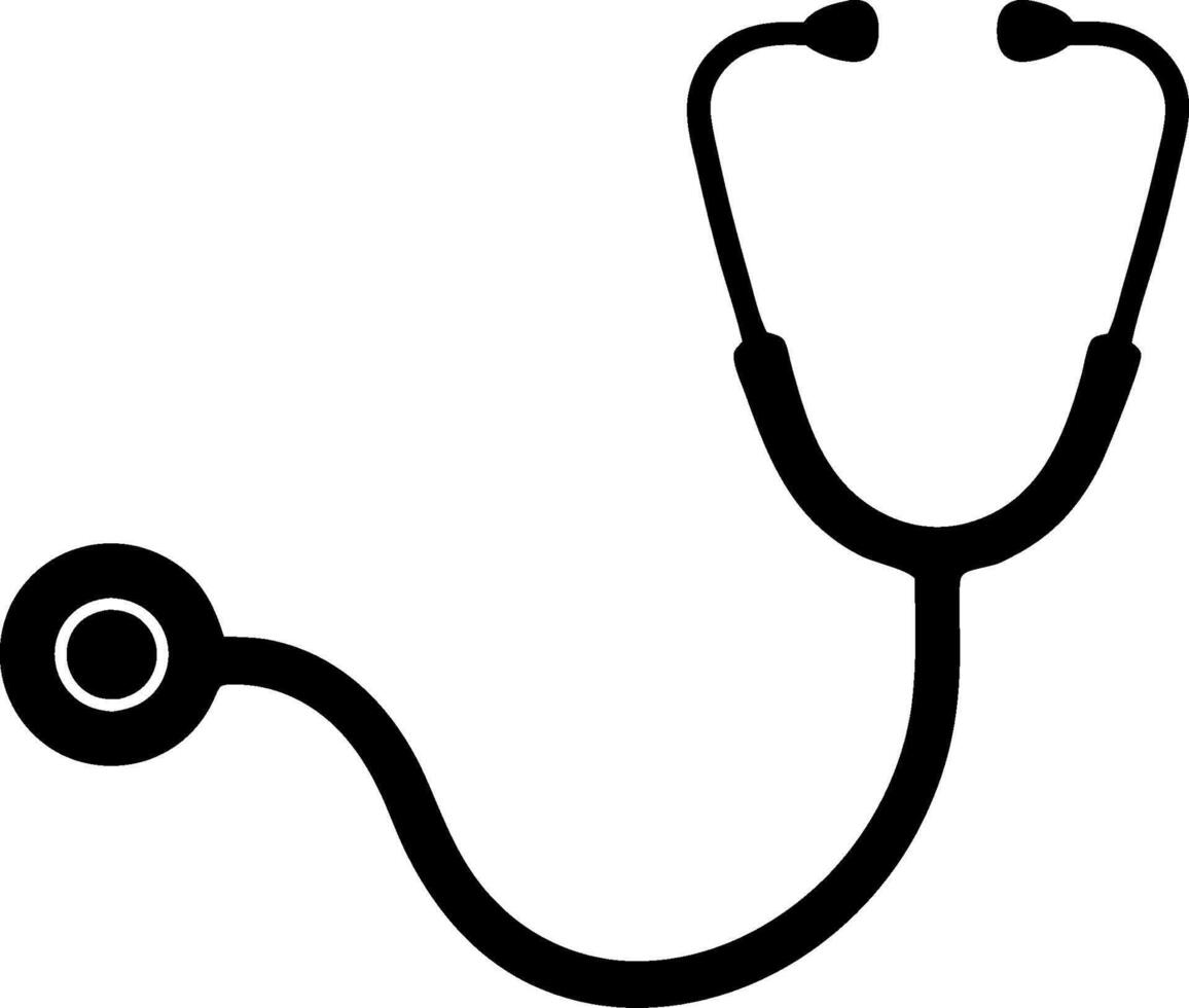 Stethoscope Medical Equipment for Healthcare Design Projects vector