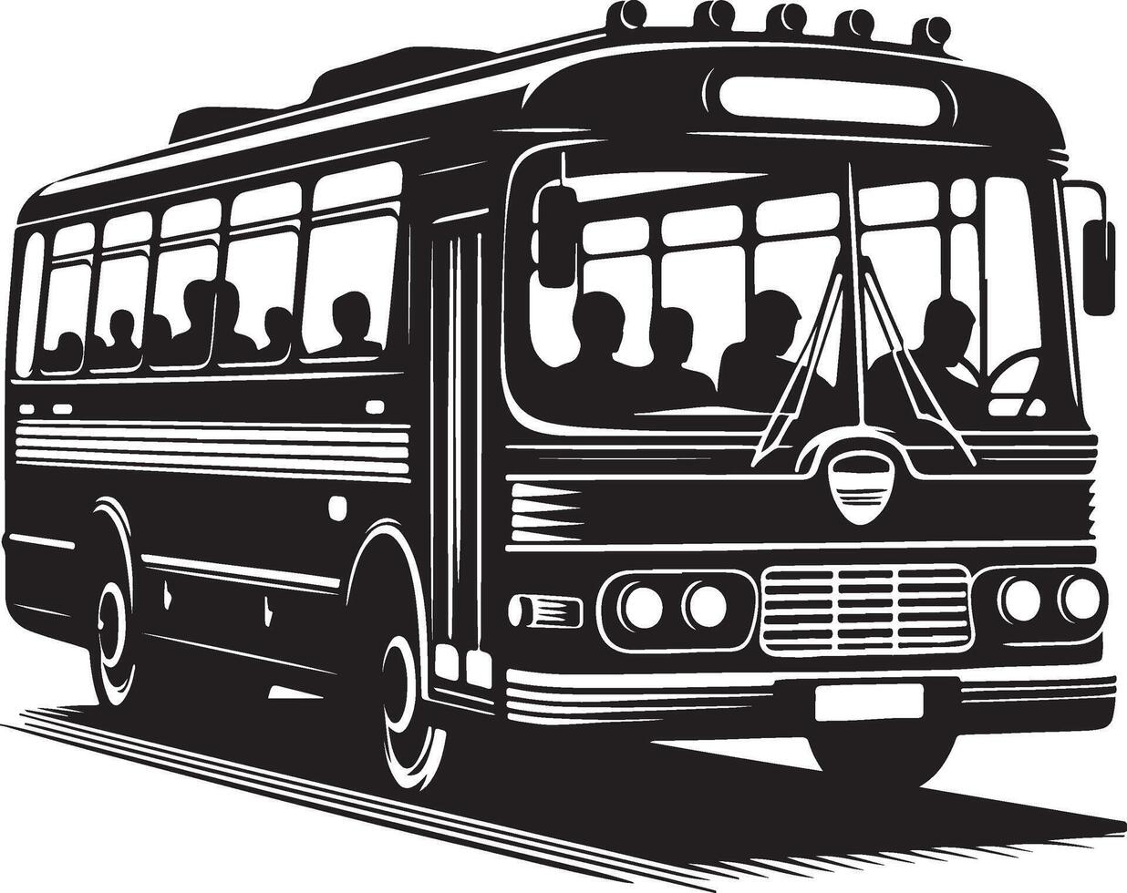 Quality Bus Vectorz Art for Digital and Print Projects vector