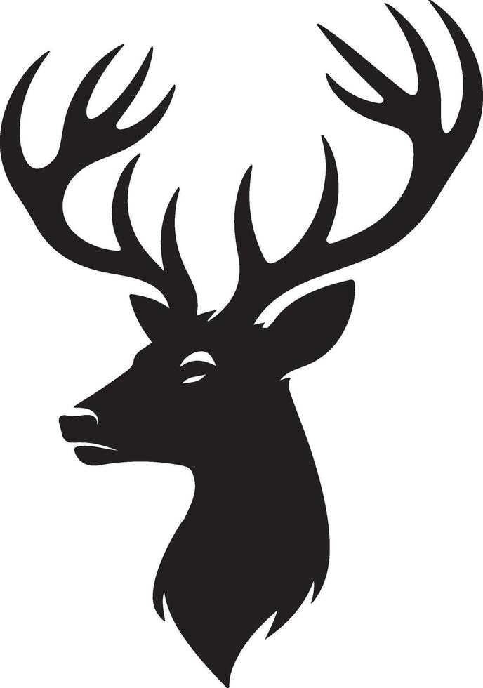 Elegant Deer Head Vectors Art for Nature-Inspired Designs