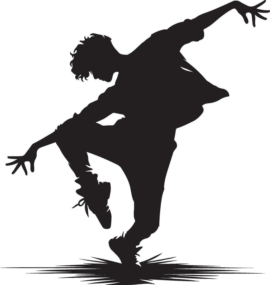 Stylized Dance symbol Illustrations for Modern Design Themes vector