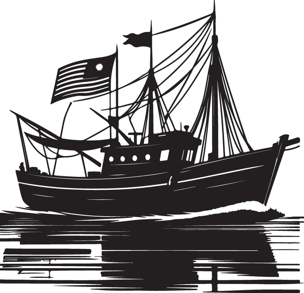 Elegant Boat Vectors Art for Nautical Designs