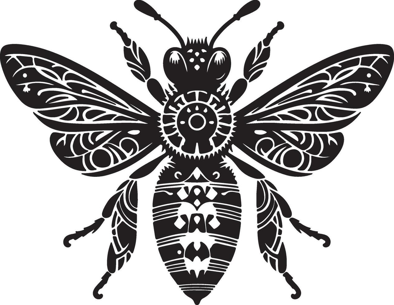 High-Quality Bee Illustrations for Digital and Print Use vector