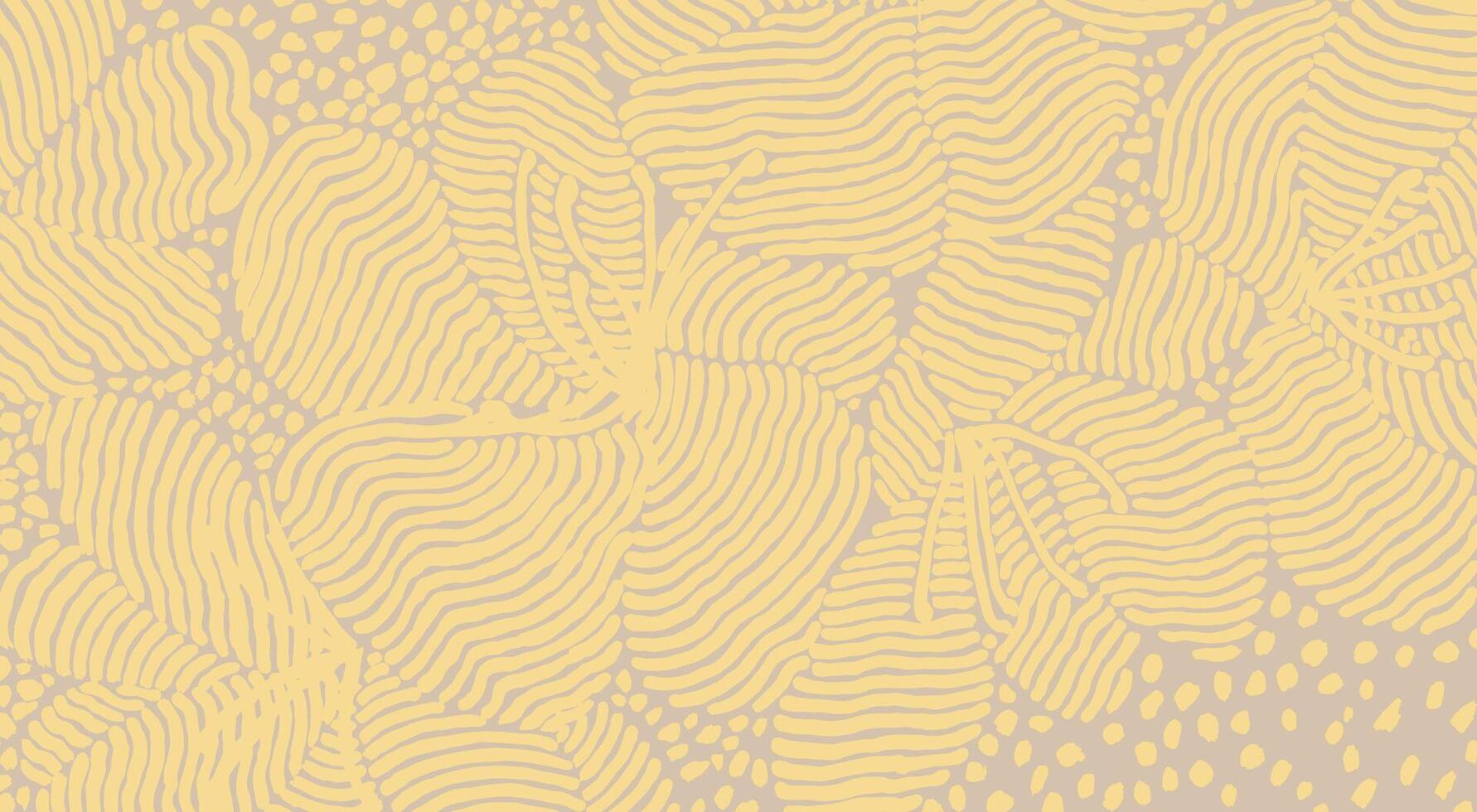 Crafted hand drawn brush line abstract flower pattern, Japanese and ethnic inspired tribal wood carving, wood block, engraving textured, minimal folk style graphic for carpet, textile, bedding vector