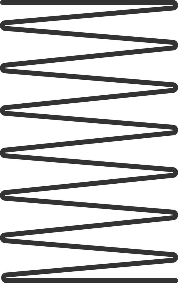 Close up of a metal spiral spring, showcasing its metallic coils, wire springs, and steel curved flexible coils, creating a visually appealing representation of industrial strength and resilience vector