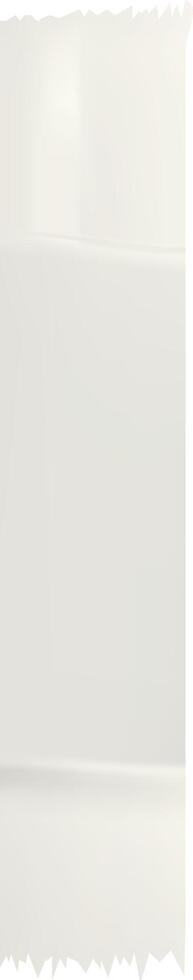White adhesive tape is attaching a sheet of white paper to a white background creating a realistic effect, perfect for graphic design projects vector