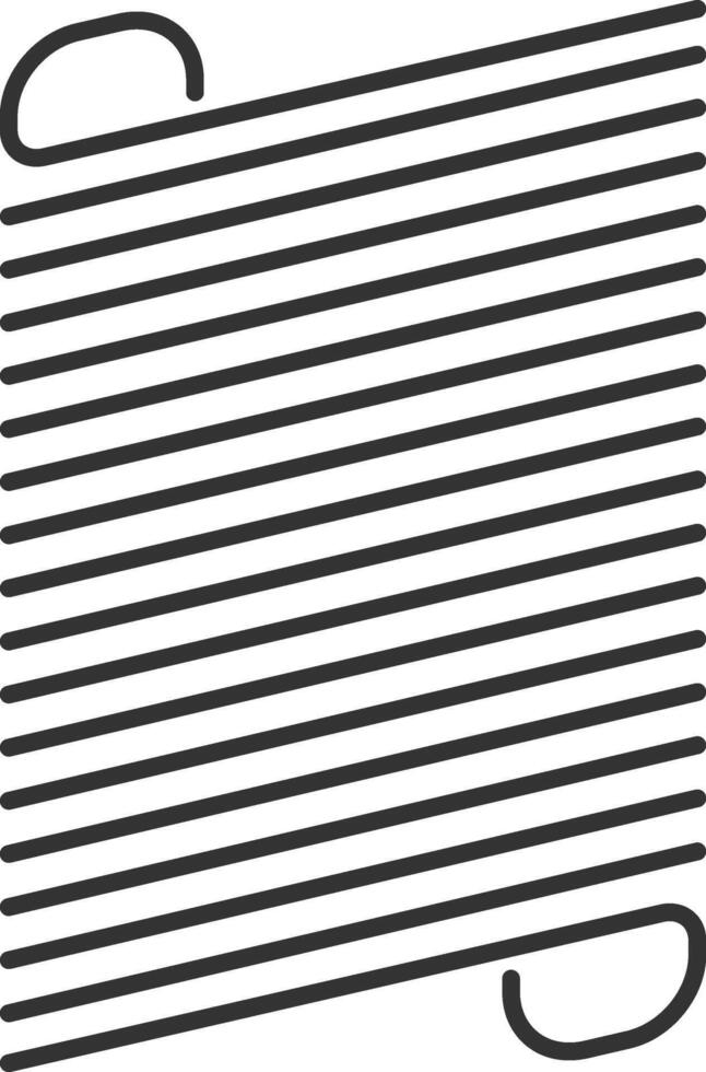Close up of a metal spiral spring with regularly spaced coils, creating a flexible and resilient structure, isolated on a white background, ideal for industrial design or engineering concepts vector