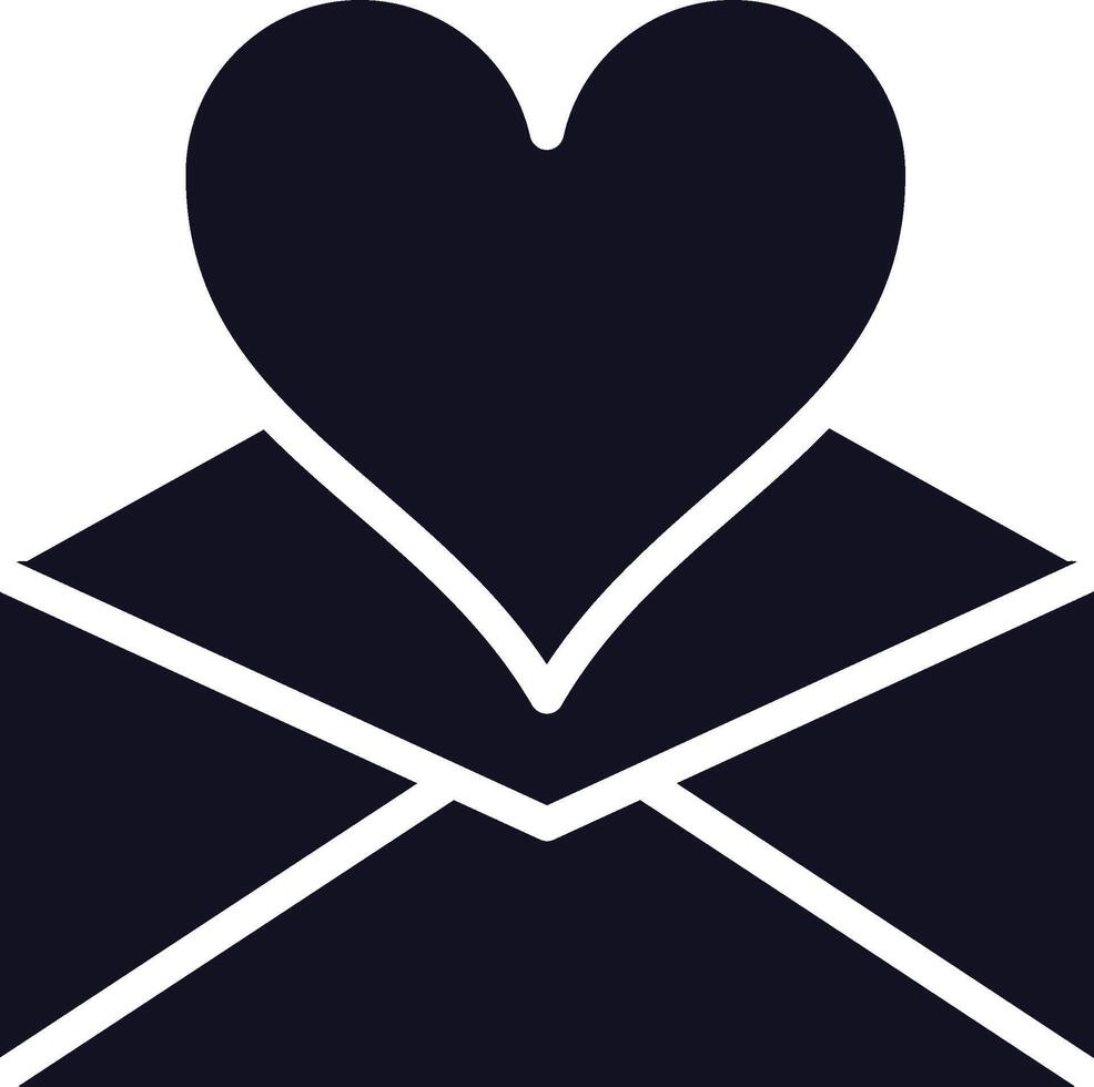 Minimalist illustration depicting a heartfelt love message, perfect for celebrating Valentine's Day, weddings, or any romantic event filled with affection and connection vector