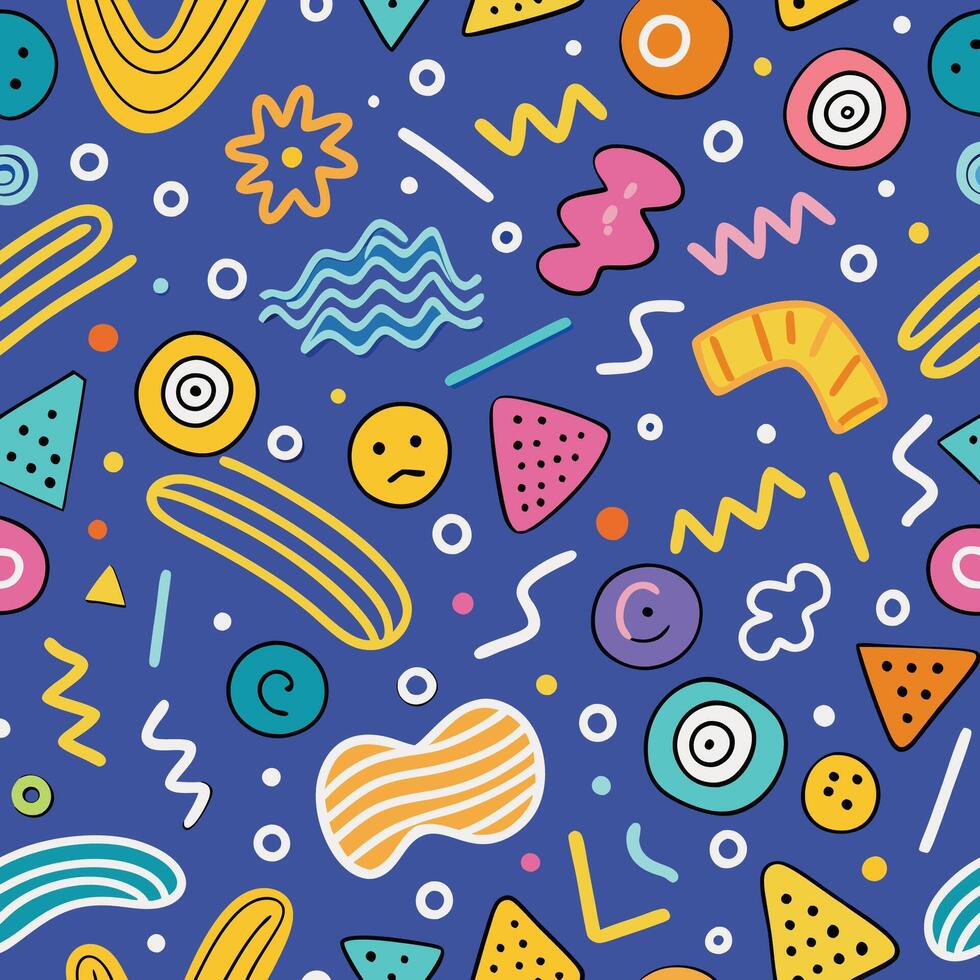 seamless pattern with colorful background vector