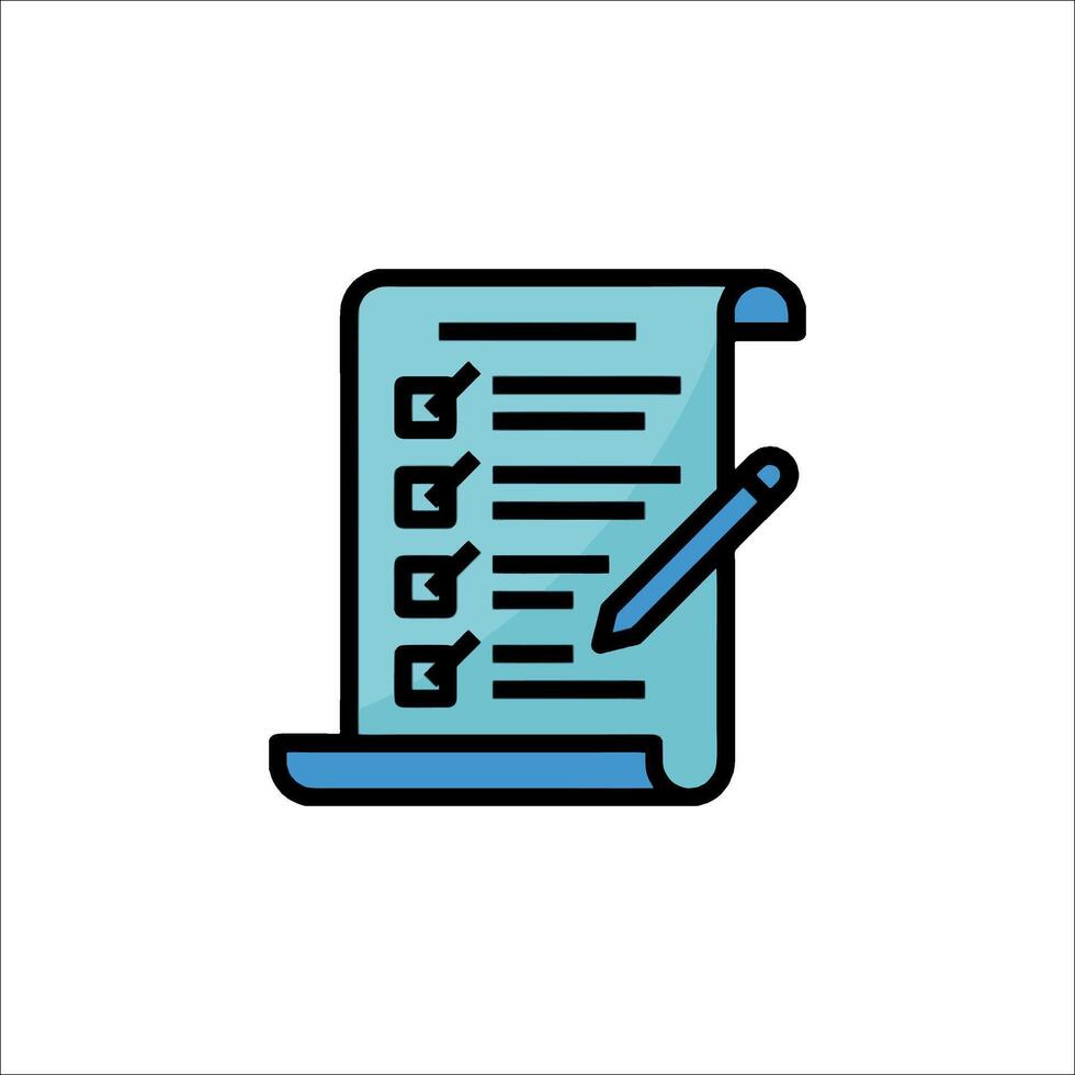 Checklist icon illustration vector