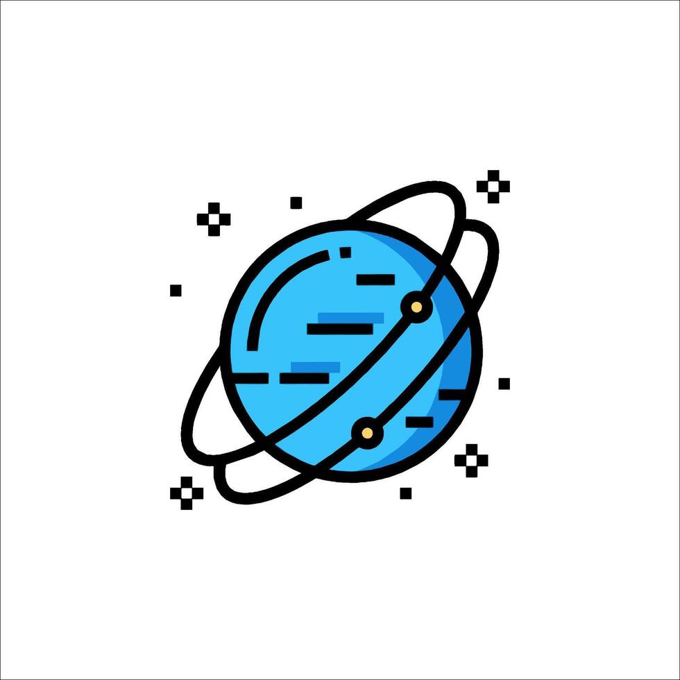 Planet icon illustration vector