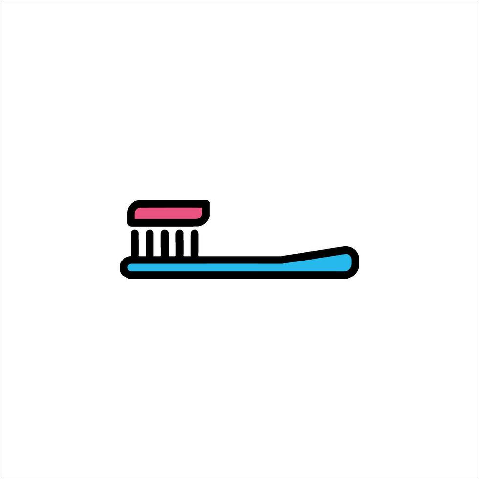 A toothbrush icon on a white background vector