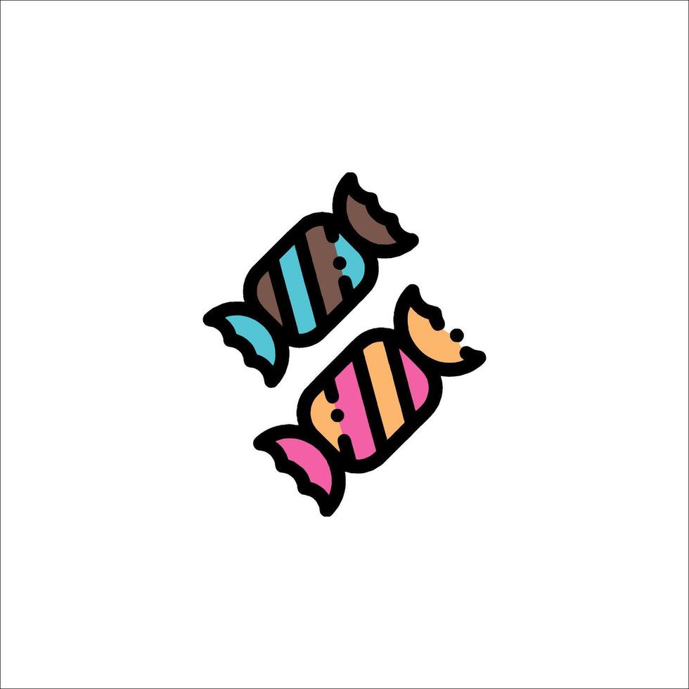 Candy logo design vector