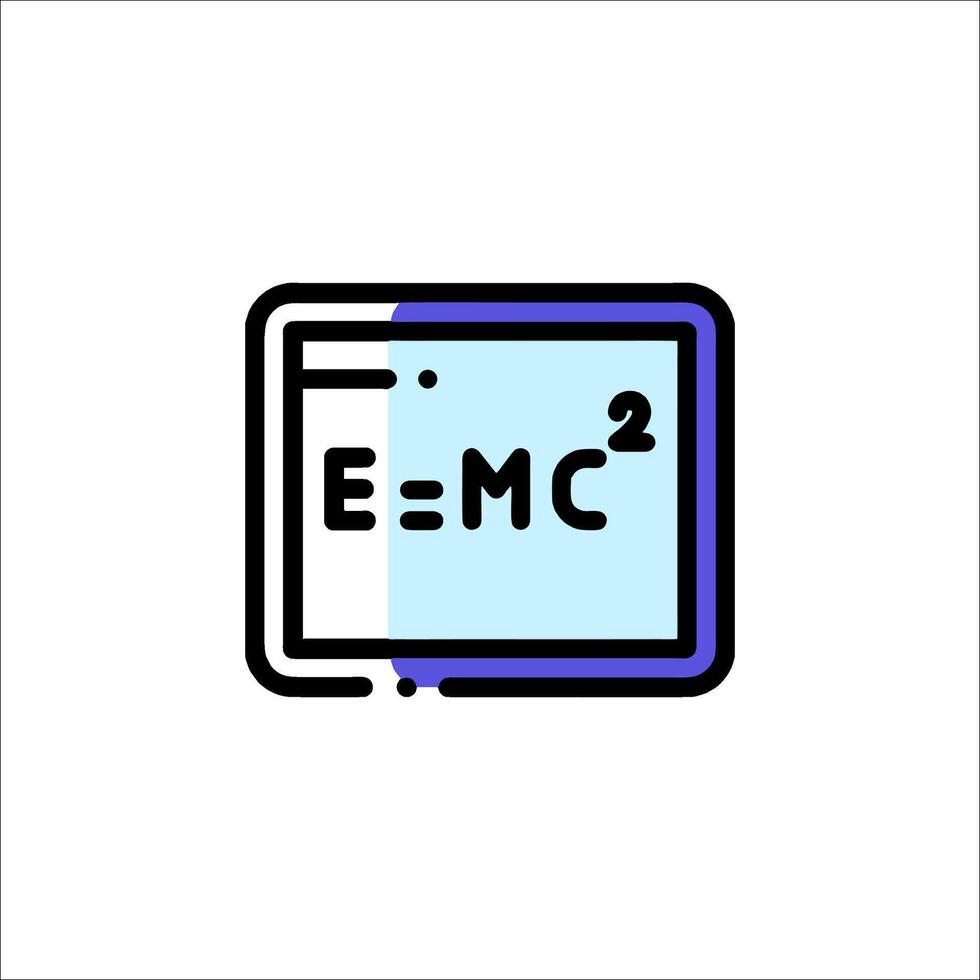 A computer screen with the word e - m - c on it vector