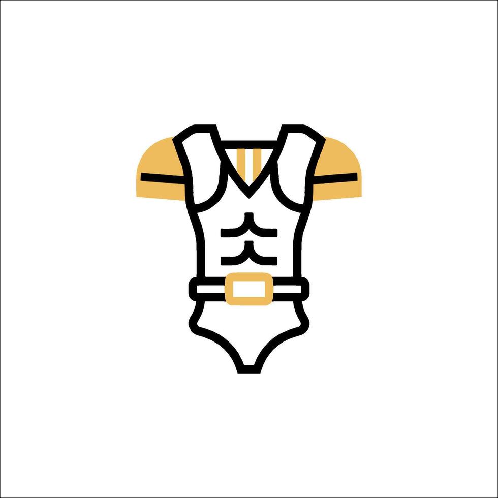 A football jersey icon on a white background vector