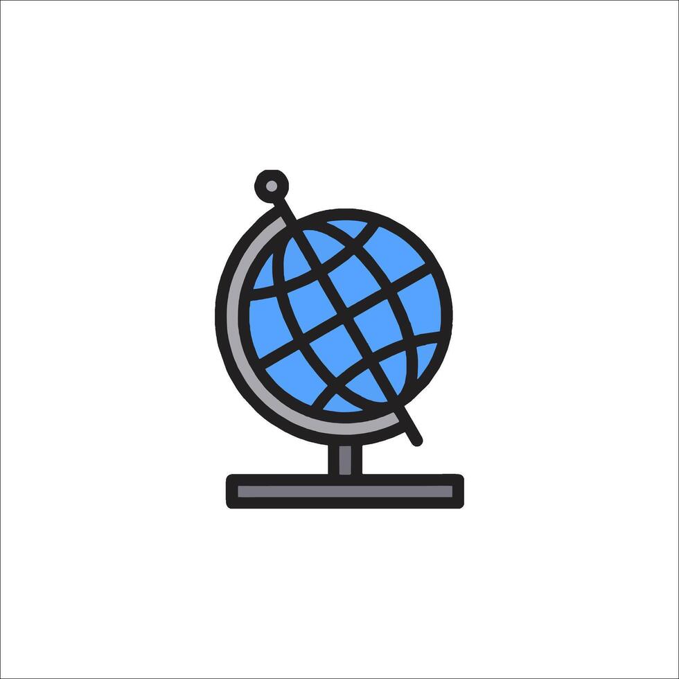 Globe icon illustration vector